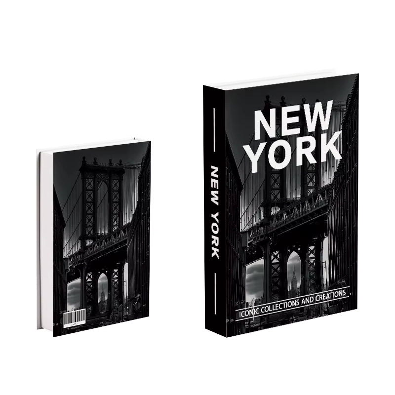 Libros de arte falsos decorativos para interiores contemporáneos