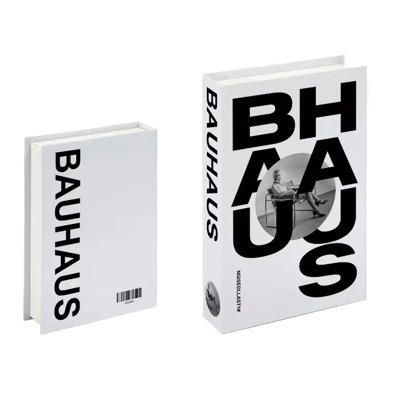 Libros de arte falsos decorativos para interiores contemporáneos