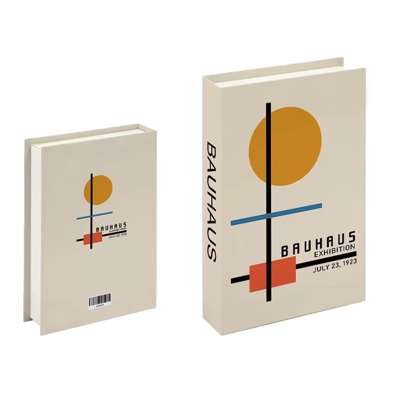 Libros de arte falsos decorativos para interiores contemporáneos