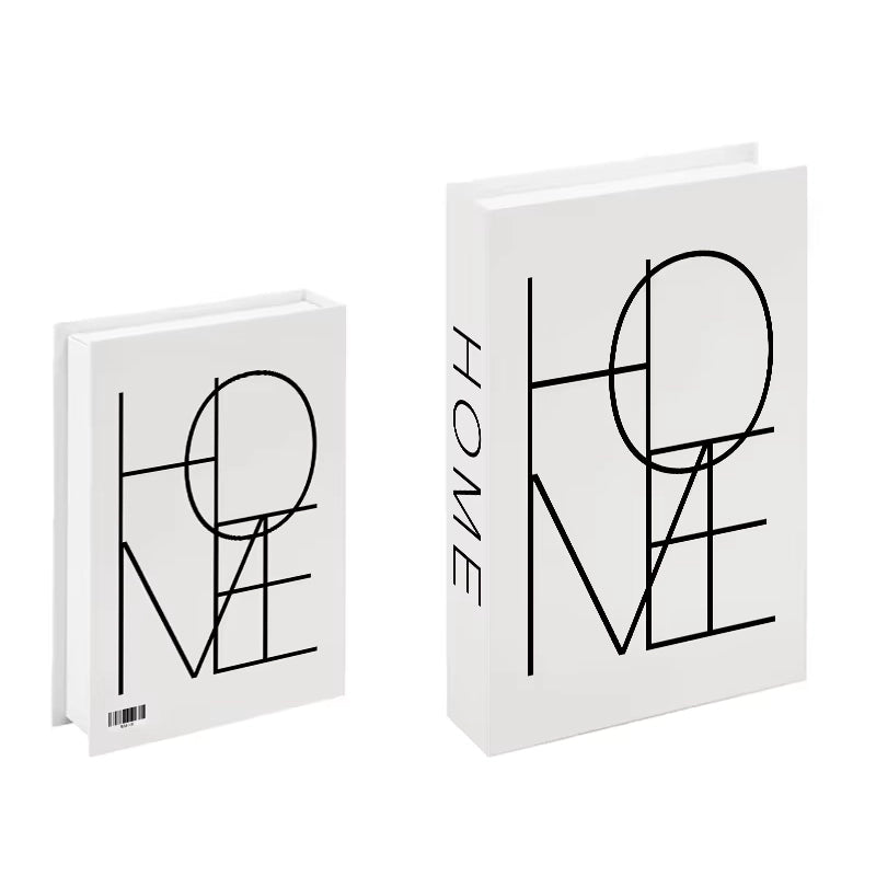 Libros de arte falsos decorativos para interiores contemporáneos