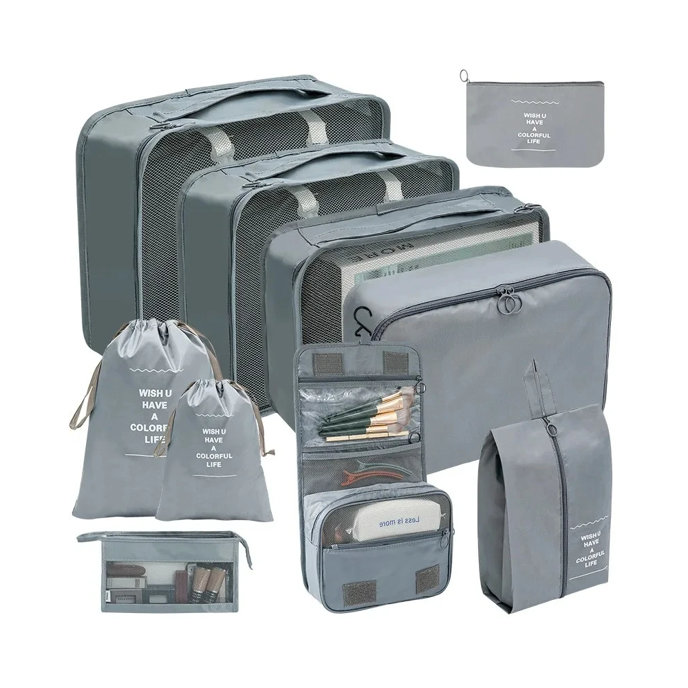Kew Haus™ Travel Suitcase Organizer Bag Set