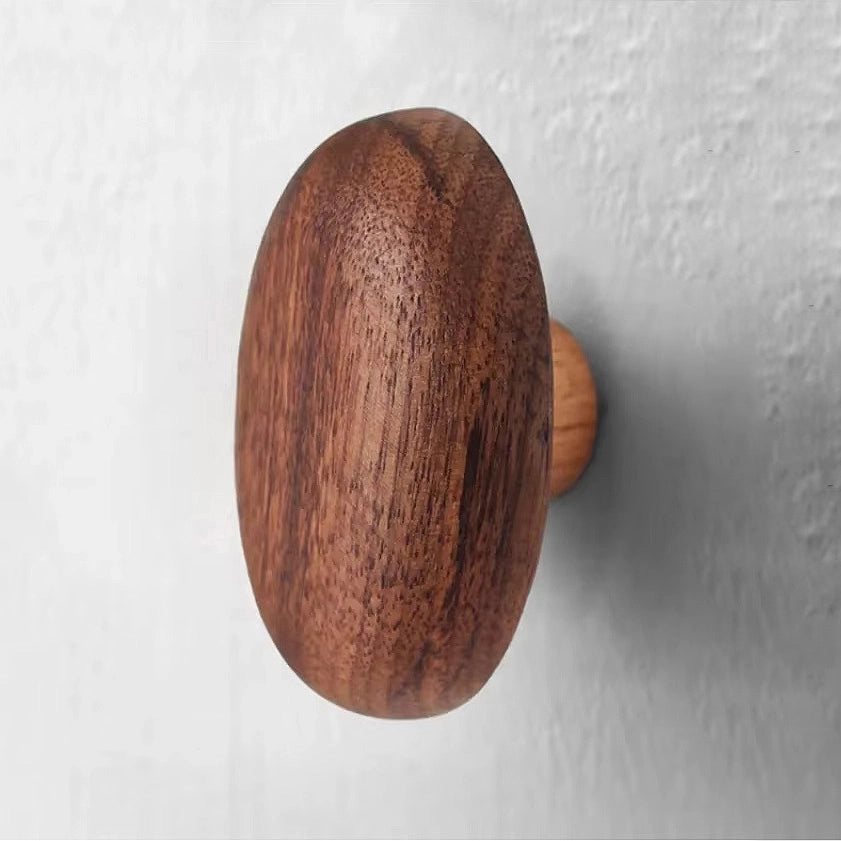 Premium Minimalist Touch with a Nordic Wood Pebble Handle