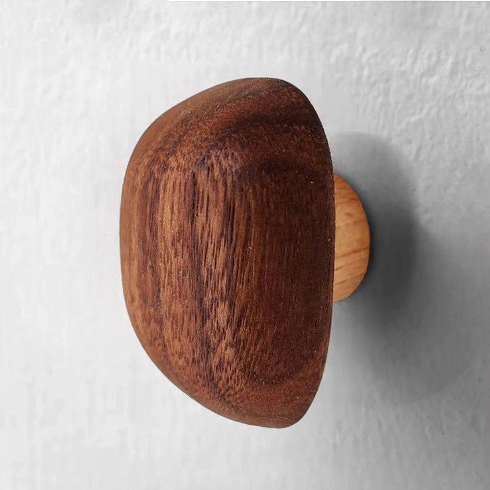 Premium Minimalist Touch with a Nordic Wood Pebble Handle
