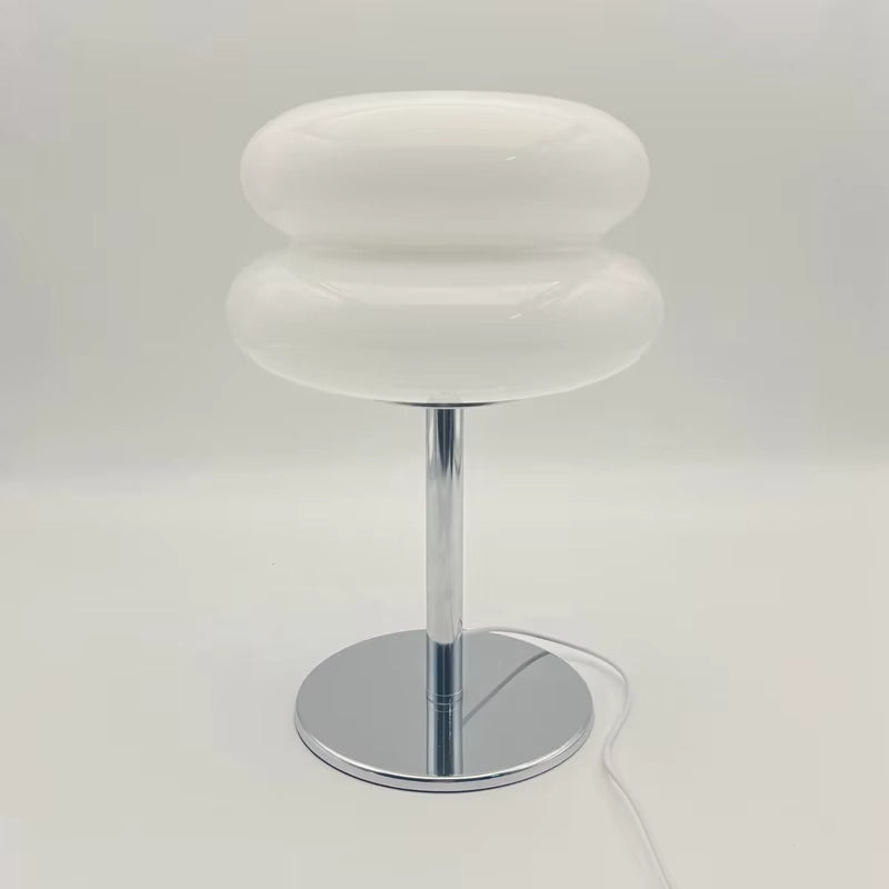 Lámpara de vidrio tricromática con control de intensidad Macaron