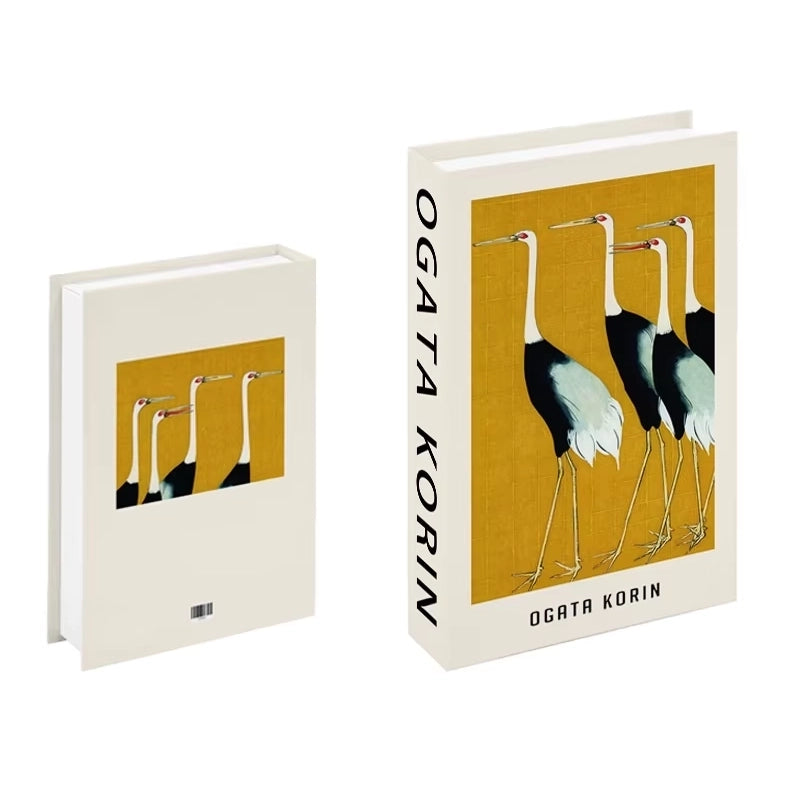 Libros de arte falsos decorativos para interiores contemporáneos