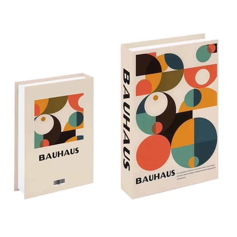 Libros de arte falsos decorativos para interiores contemporáneos