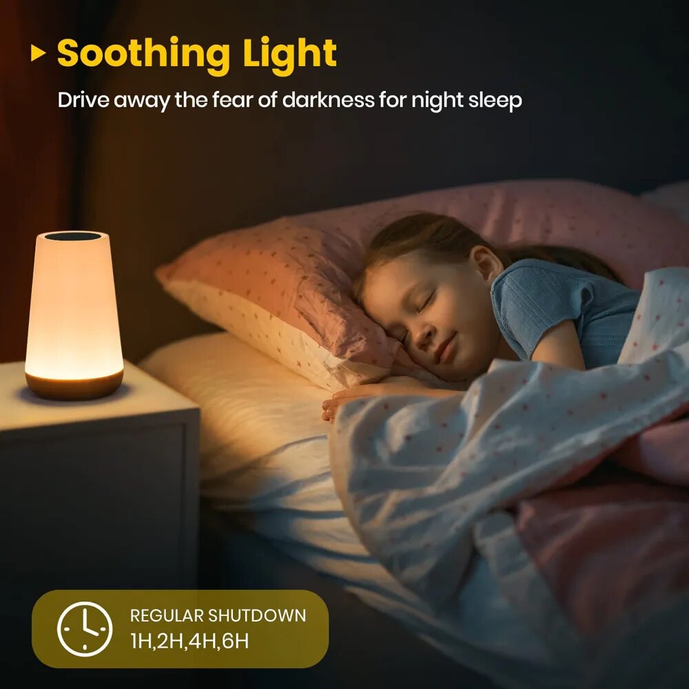 Rechargeable Table Lamp 13 Dimmable Colors