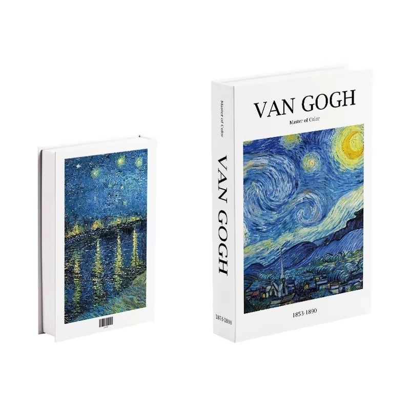 Libros de arte falsos decorativos para interiores contemporáneos