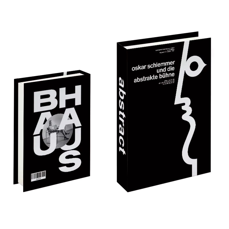 Libros de arte falsos decorativos para interiores contemporáneos