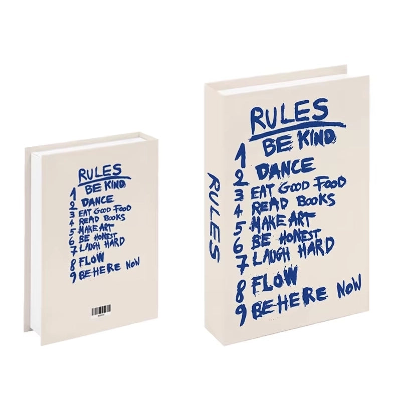 Libros de arte falsos decorativos para interiores contemporáneos