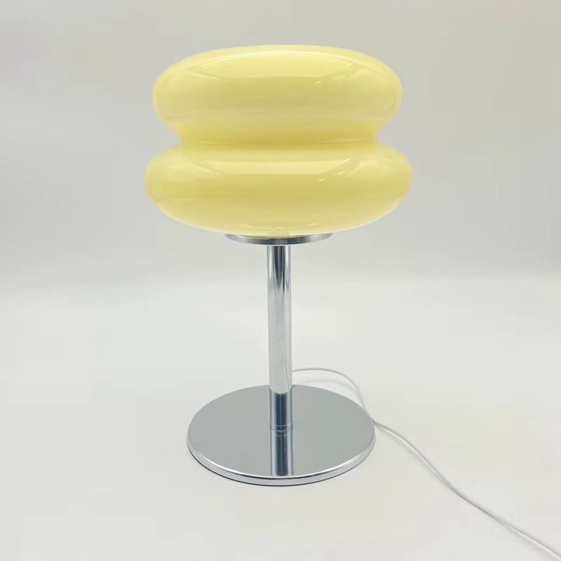 Lámpara de vidrio tricromática con control de intensidad Macaron